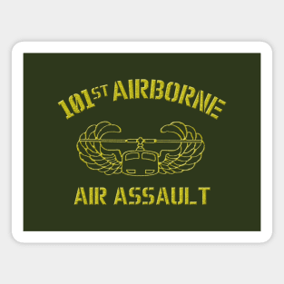 101st Air Assault Yellow Magnet